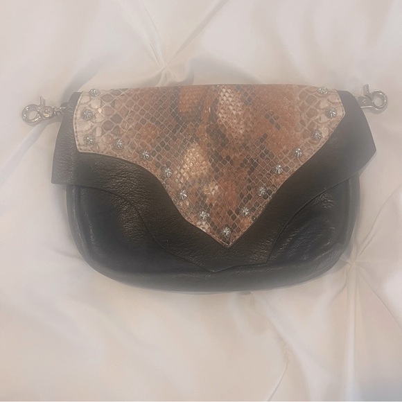 Unbranded Handbags - Animal Print Bag without strap Black Brown Unbranded